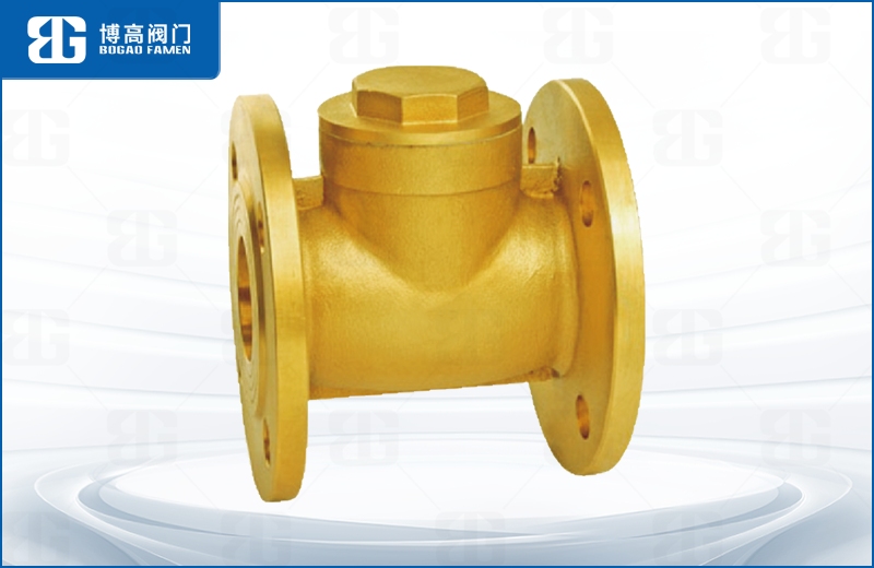 黃銅法(fa)蘭止回(huí)閥