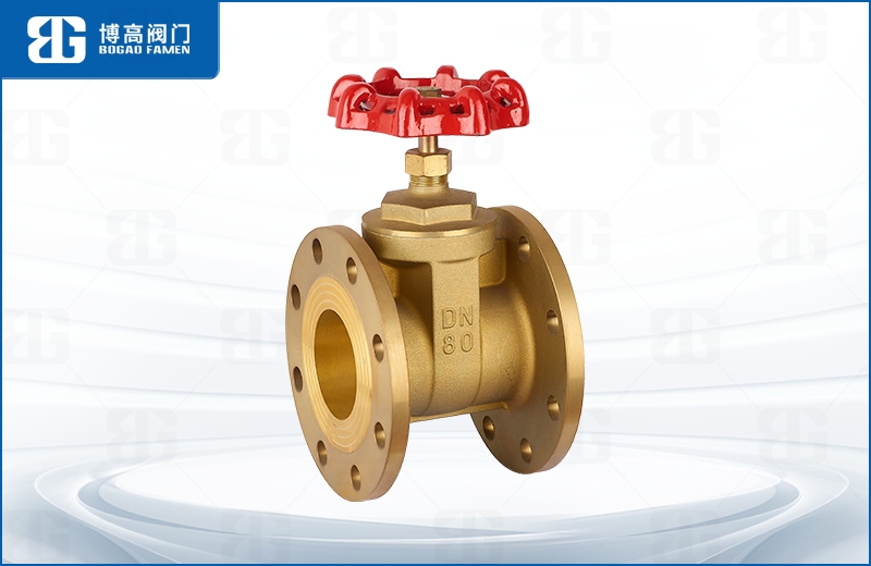 黃(huang)銅法蘭閘閥(fa)