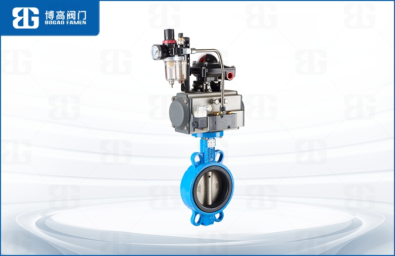 氣動對夾(jia)中線蝶閥(fá)